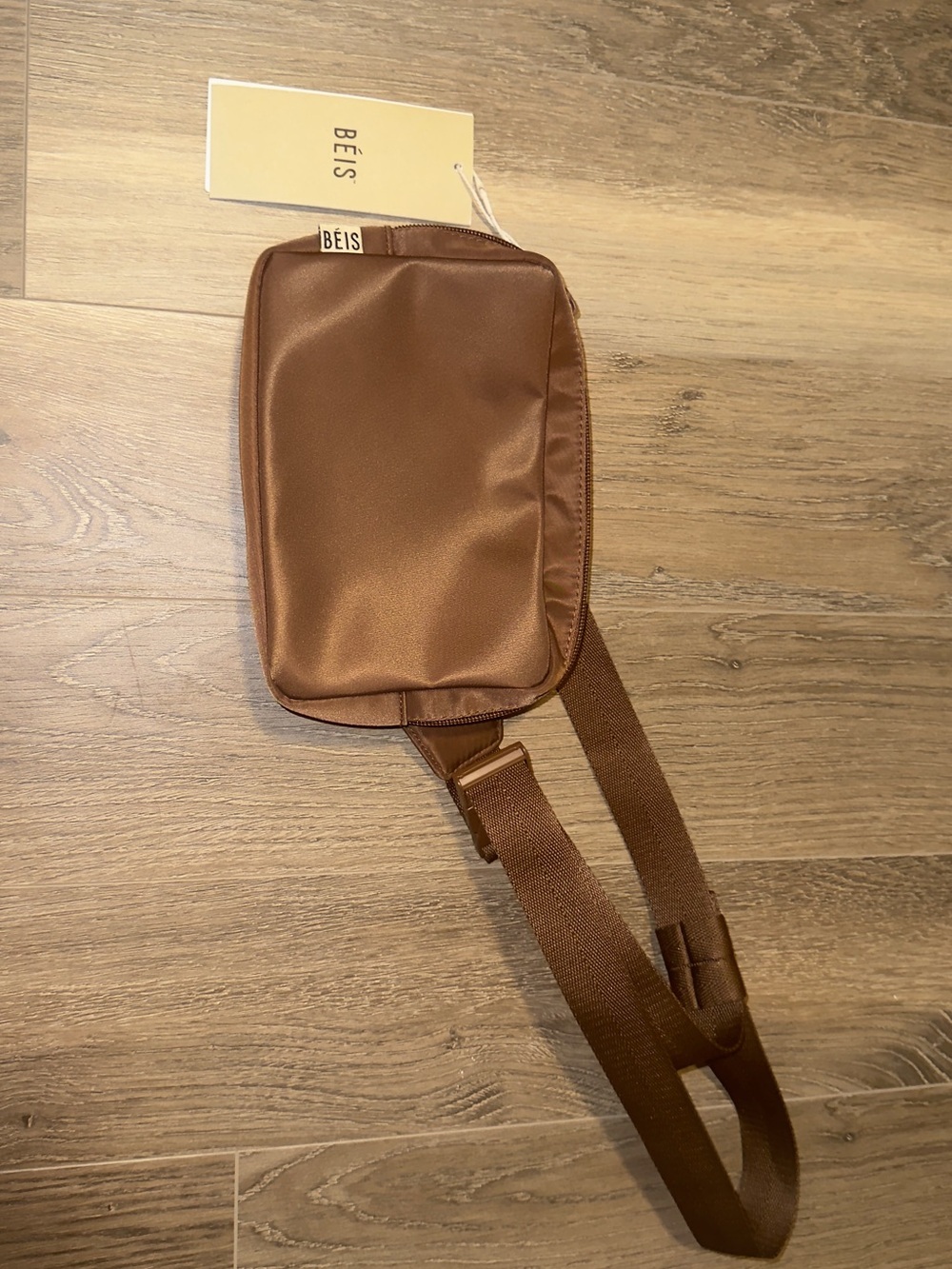 Béis Brown Belt Bag Crossbody Sling Bag